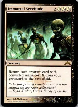 Immortal Servitude Gatecrash MTG NM - Image 1