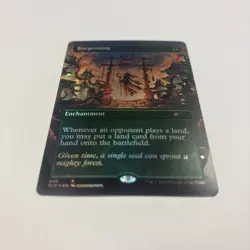 Burgeoning Borderless FOIL Secret Lair MTG Magic the Gathering NM 408 Extra Land - Image 2