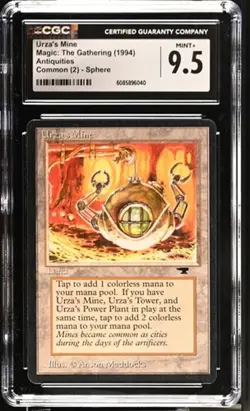 Urza's Mine, Antiquities Mtg. CGC 9.5 Mint+! - Image 1