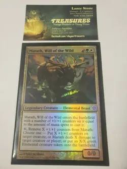 MTG Marath, Will of the Wild (oversized) Commander Foil 2013 - Image 1