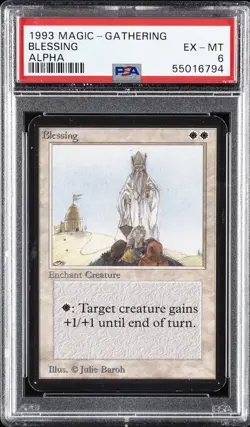 1993 MTG ALPHA BLESSING PSA 6 - Image 1