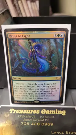 MTG BRING TO LIGHT - 2X2 Double Masters 2 Release Promo 579 Foil - Subjazz - Image 1