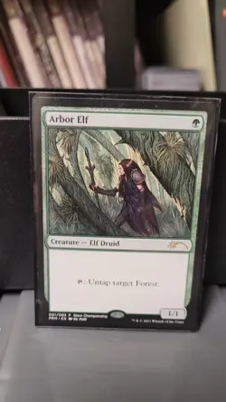 MTG ARBOR ELF - 2021 Store Championship Promo PRM 001 Subjazz - Image 1