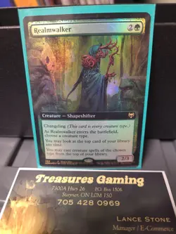 MTG REALMWALKER - Kaldheim KLM Buy-A-Box Promo Green Foil 399 - Subjazz - Image 2