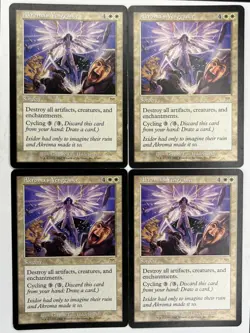 MTG 4X Akroma's Vengeance X4 Onslaught Magic - LP/MP - Image 1