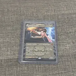 Magic MTG Marvel Spiderman Peter Parker 0208 Borderless Non-Foil - Image 1