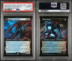 PSA 10 FOIL Vincent Valentine (Extended Art) Final Fantasy (R) (0454) MTG - Image 1