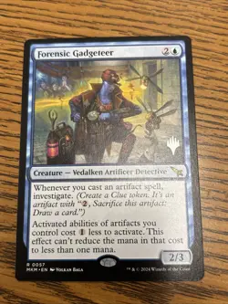 MTG Forensic Gadgeteer [Murders at Karlov Manor] Magic Promo Shipping Refund - Image 1