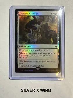 Amazing Alliance (0002) Foil x1, MTG, Marvel's Spider-Man: Eternal Legal, SPE,NM - Image 1
