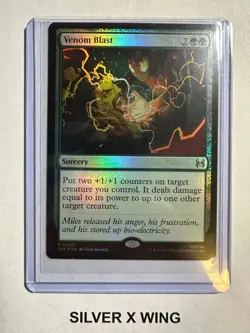 Venom Blast Foil x1, MTG, Marvel's Spider-Man: Eternal Legal, SPE 0020, NM - Image 1