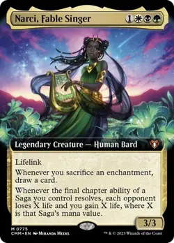 Narci, Fable Singer EXTENDED - 0775 - Mythic Commander Masters CMM MTG - Image 1