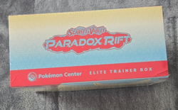 Paradox Rift Pokemon Center Exclusive ETB Sealed Roaring Moon W/Protector - Image 5