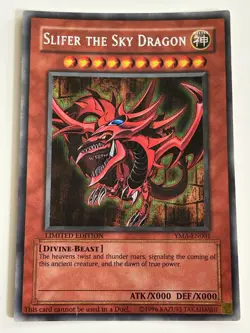 Slifer the Sky Dragon - YMA-EN001 - YuGiOh! - Prismatic Secret Rare - MP - Image 1