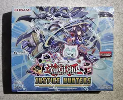 YuGiOh Justice Hunters Booster Box - brand new & sealed - 24 packs - Image 1