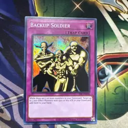 Yugioh! Backup Solider PSV-EN028 Super Rare Unlimited NM - Image 1