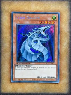 Yugioh Cyber Dragon SGX1-ENG01 Speed Duel Secret Rare 1st Ed NM - Image 1