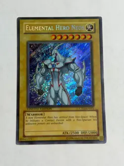 Yugioh Elemental Hero Neos CT03-EN001 Secret Rare Promo NM - Image 1
