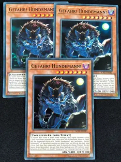 YUGIOH DANGER! WOLFMAN! SOFU-DE063 SUPER X3 (NM) GERMAN - Image 1