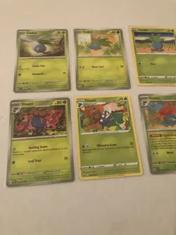 Lot Of 6 Oddish and Gloom Pokemon Cards - Image 2