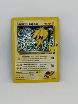 Pokemon Card Rocket's Zapdos 15/132 Celebrations HOLO RARE - NM - Image 1