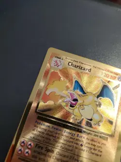 Pokemon Celebrations Charizard Gold Metal Card Promo #4/102 - Image 2