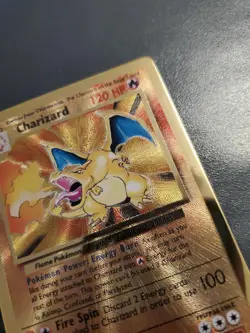 Pokemon Celebrations Charizard Gold Metal Card Promo #4/102 - Image 3
