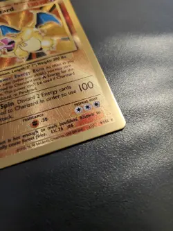 Pokemon Celebrations Charizard Gold Metal Card Promo #4/102 - Image 5