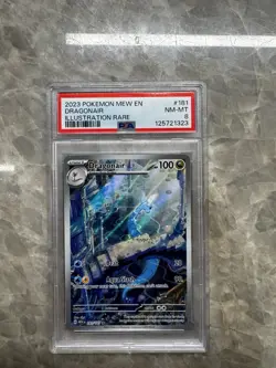 PSA 8Pokemon TCG Dragonair Illustration Rare Card 181/165 Scarlet & Violet 151 - Image 1