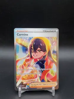 Carmine 217/167 Twilight Masquerade Special Illustration Rare NM Pokemon Card - Image 1
