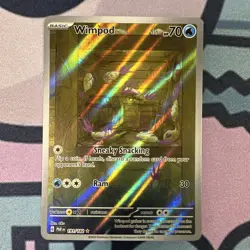Pokemon TCG Wimpod Paradox Rift 191/182 Holo Illustration Rare Card NM Condition - Image 1