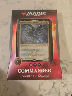 SYMBIOTIC SWARM Magic the Gathering MTG Commander 2020 Deck Factory Sealed Cards - Image 1