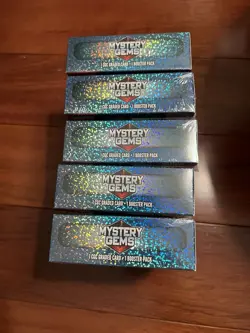 5x Pokemon Mystery Gems 1 CGC Graded Card & Booster Pack 2025, Limited Edition - Image 1