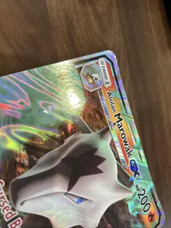 Alolan Marowak GX SM187 Jumbo Cards Holo Sun and Moon Pokemon TCG - DMG/HP - Image 4