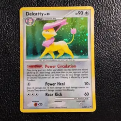Delcatty SWIRL! 4/127 2009 Platinum Set Pokemon Card Nintendo Holo Rare LP - Image 1