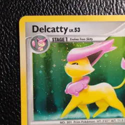 Delcatty SWIRL! 4/127 2009 Platinum Set Pokemon Card Nintendo Holo Rare LP - Image 3