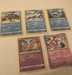 Lot Of 5 Mr. Mime Pokemon Cards - Image 2