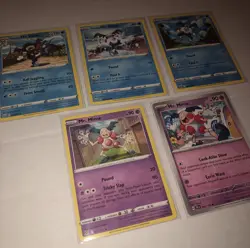 Lot Of 5 Mr. Mime Pokemon Cards - Image 4