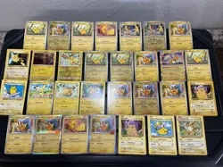 (30) Pikachu CARDS LOT VTG HOLO Raichu Stamped Red Cheeks WB Detective Flying - Image 1
