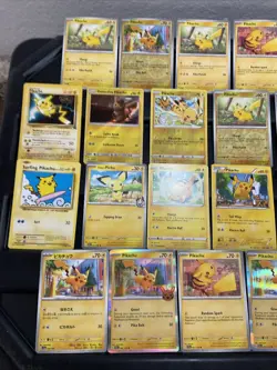 (30) Pikachu CARDS LOT VTG HOLO Raichu Stamped Red Cheeks WB Detective Flying - Image 2