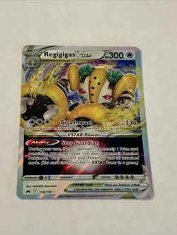 Regigigas Vstar - 114/159 - Ultra Rare - Crown Zenith - Pokemon Card NM/MINT - Image 1