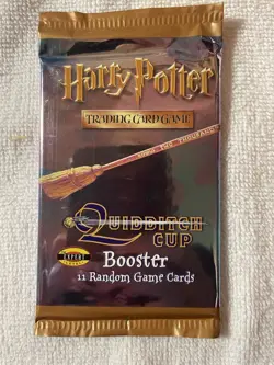 Harry Potter Trading Card Game Quidditch Cup Sealed Booster Pack - Image 1
