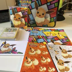 Pokemon EEVEE Collectors Chest Lunchbox Tin AND 50 RANDOM cards - Image 1