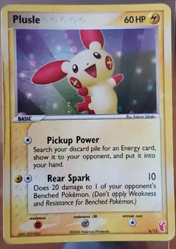 Plusle and Minun EX Trainer Kit 2 6/12 Holo 2006 Promo Pokemon Cards TCG - Image 1