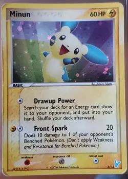 Plusle and Minun EX Trainer Kit 2 6/12 Holo 2006 Promo Pokemon Cards TCG - Image 2