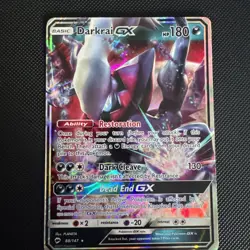 Pokemon Darkrai GX Holo Card 88/147 Sm-Burning Shadows - Image 1