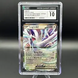 Lugia ex CLV 017/034 Pokemon Card - CGC 10 GRADED GEM MINT - TCG Classic - Image 1
