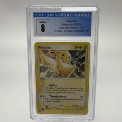 CGC 8 N/M MINT Pikachu 2003 Black Star Promos 012 Holo Pokemon Card - Image 1