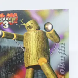 72 Mokuzin Tekken 3 Namco Official Collection Card EPOCH trading GAME 1998 - Image 3