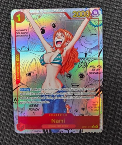 Nami OP01-016 Manga Alt Art The Best One Piece Card English - Image 1
