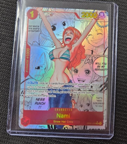 Nami OP01-016 Manga Alt Art The Best One Piece Card English - Image 2